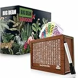 BigDean Spardose aus Holz mit Ziel 2000€ – fertig montiert,Wiederverwendbar Holzspardose mit Sparziel zum Ankreuzen