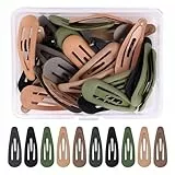 30 Stück Haarspange Klein, 3cm Bunte Mini Haarspangen, Haarspangen Mädchen, Haar Clips Metall, Haarspangen Kinder Mehrfarbig, Haarschmuck für Kleinkinder Kinder Mädchen Frauen (Mehrfarbig)