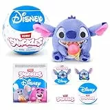 Snackles Disney 12 cm Plüschtier von ZURU – Ultraweiches Mini-Kuscheltier mit Snack-Accessoire, sammelbares kuscheliges Plüschtier für Kinder, Twens und Disney-Fans ab 3 Jahren