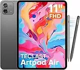 TECLAST Tablet Artpad Air 11 Zoll Android 15 Tablets, Helio G99 Gaming Tablet 20GB RAM 128GB ROM, Dual SIM LTE, 8000mAh, Widevine L1, GPS/GMS, USBC Anschluss