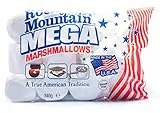 Rocky Mountain MEGA Marshmallows, extra große, traditionell amerikanische Süßigkeiten zum Rösten am Lagerfeuer, Grillen oder Backen, 1 x 340g