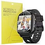 Blueshaweu Schutzfolie Kompatibel für PIULAXIU Smartwatch Kinder T5, HD klar Flexible TPU Displayschutzfolie [6 Stück] für PIULAXIU T5 Kinder Smartwatch (transparent)