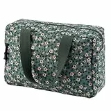 Jiliyote Cord Kosmetiktasche Groß Damen Kulturtasche Make-up Taschen Cord Kosmetikbeutel Reise Cosmetic Bag für Travel Mädchen Frauen