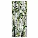 Maximex Bambusvorhang Mod. Bamboo, Motiv-Deko-Vorhang für Wohnzimmer oder Garten, zur Befestigung über der Tür, aus Bambus mit 65 Strängen, handgearbeitet, Maße (BxH): 90x200 cm