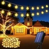 Realky Lichterkette außen Solar 100 warmweiß
