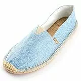 Kentti Herren Leinwand Classic Flat Espadrilles Blau 41 EU