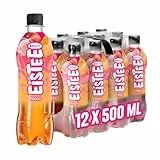 Rauch Eistee Peach | Erfrischendster Durstlöscher mit authentischem Pfirsch Geschmack | Ideal für Teetrinker | Aus Schwarztee und Hagebutte | 12x 500ml PET Flasche