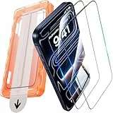 UniqueMe für iPhone 17 Pro für Panzerglas - [Full Screen Displayschutz] Schutzfolie für iPhone 17 Pro Schutzglas, Auto Installation, 2 Stück