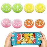 8 Stück Thumb Grip Caps for Switch Accessories for Switch/Switch Lite Switch Joystick Caps Thumbstick Caps Bären und Blättermuster Silicone nintendo switch joystick kappen nintendo switch thumb grips