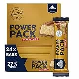 Multipower Power Pack Classic Milk Protein Riegel, Eiweißriegel mit 28% Protein, klassischer Bar als gesunder Sport-Snack, mit leichter Banane-Vanille-Note, 24 x 35 g