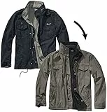 Brandit Twister Männer Übergangsjacke schwarz/oliv XXL 100% Baumwolle Basics
