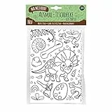 Ausmal-Tischdecke Dinosaurier, Papier-Tischdecke zum Ausmalen Dino, Ausmalbilder Dino, Ausmalen Dinosaurier, Mal Mich Bunt