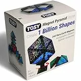 TOSY Magnet Pyramid Stone - 1 Würfel verwandelt Sich in 1 Milliarde Formen, 243 Magnete, Spinner-Zubehör, Zappel-/Puzzle-Spielzeug, Ostern/Valentinstag/Geburtstagsgeschenk
