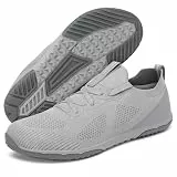 DANNTO Herren Barfußschuhe Wanderschuhe Minimalistische Sneakers Zero Drop mit Wide Toe Box Traillaufschuhe für Running Fitness(Mittelgrau,43
