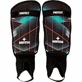 Derbystar Unisex Jugend Protect Schienbeinschoner, Tuerkis schwarz rot, XXS