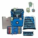 DerDieDas ErgoFlex Easy Exklusiv Superflash Schulranzenset 5-teilig Blue Robot