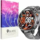 Blueshaweu Displayschutzfolie Kompatibel mit LIGE Smartwatch Herren 1.75‘’ TX2, 9H Härte Panzerglas Schutzfolie [3 Stück ] Kompatibel für LIGE TX2 / HIRREO TX2 Smartwatch (HD)
