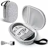 CoBak Hart Tasche Schalenkoffer für Vision Pro Carrying Case - Kompaktes Design, mehrere Fächer für Apple VR Headset und Zubehör, Reisen mit Schutz, Schwarz