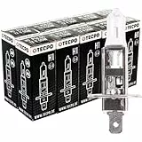 TECPO 10x H1 Birnen Glüh-Birne Halogen Autolampe 12V 55W Glüh-Lampe P14,5S Auto (10er-Set)