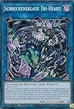 MP23-DE088 - Schreckensklaue Tri-Heart - Secret Rare - Deutsch - 1. Auflage - 25th Anniversary Tin: Dueling Heroes Mega Pack Einzelkarten - mit LMS Trading Fieldcenter-Karte