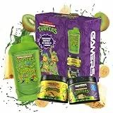 Gamers Only x TEENAGE MUTANT NINJA TURTLES Collector Bundle [MIT ENERGY PULVER & VITAMIN DRINK ] - 40 Portionen | inkl. Shaker | 125 MG Koffein & L-Tyrosin & 12 Vitaminen