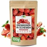 EWL Naturprodukte gefriergetrocknete Erdbeeren 100g, vegan, Erdbeeren gefriergetrocknet in Deutschland abgefüllt