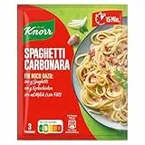 Knorr Fix Fix Spaghetti alla Carbonara ohne geschmacksverstärkende Zusatzstoffe 36 g