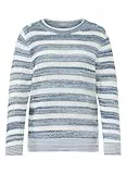 Rabe Pullover Gestrickter Ringel in Dunkelblau für Damen