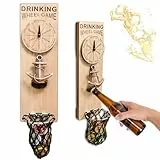 Bieröffner Wand mit Kronkorken Sammler, Magnetischer Flaschenöffner Wand, Wandflaschenöffner mit Auffangbehälter, Bier Geschenke für Männer, Papa, Ehemann, Bar Zubehör für Hause, Freien (Stil 10)