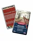 Derwent Drawing Buntstifte, Zeichnen & Schreiben, 12er-Set, Ideal zum Illustrieren & Detaillieren, Professionelle Qualität, 0700671