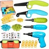 ZLemma Karton-Baukasten mit Werkzeugen für Kinder – 3D Bastelset mit Sicherheitsringen, Schrauben & Muttern, Scharnieren, Werkzeug-Set & Anleitung – Kreatives STEM Spielzeug ab 6 Jahren