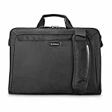 Everki Lunar – Laptoptasche für Notebooks bis 18,4 Zoll (46,7 cm) mit Akten- und Zubehör-Fach, Trolley-Lasche und wasserabweisendem Außenmaterial, Schwarz