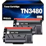 inkalfa TN3480 TN-3480 Kompatibel für Brother HL-L5100DN Toner MFC-L5750DW HL-L5200DW MFC-L5700DW DCP-L5500DN MFC-L6800DW TN 3480 TN3430 TN-3430 - Schwarz, 2-Pack