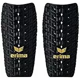 Erima Erwachsene Evo Flex Schienbeinschoner (7212002), schwarz/Gold, M