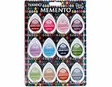 Imagine Tsukineko MD-012-200 4-teiliges Stempelkissen 'Sorbet' Memento, Synthetic Material, mehrfarbig, 21.6 x 14.6 x 2.6 cm