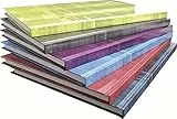 Clairefontaine 9042C - Kladde / Notizbuch mit Hardcover DIN A4, 21x29,7cm, 96 Blatt kariert, farbig sortiert, 1 Stück