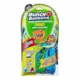 Zuru 56185B Bunch O Balloons Party, 40 Sekunden, Refill Pack mit 24 Ballons und Adapter, mit Dino Motiv, bunt