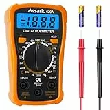 Digital Multimeter Voltmeter Batterietester Spannungsprüfer AC/DC Spannung Strom Prüfer Durchgangsprüfer Ohm Volt Ampere Messgerät Widerstand Diode Transistor Tester-Messgerät LCD Bildschirm