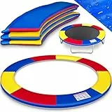 KIDUKU Trampolin Randabdeckung | Ø 244cm 305cm 366cm 427cm | reißfest | 100% UV-beständig Federabdeckung Randschutz (Bunt, 305 cm)