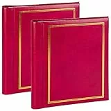 Victoria Collection Fotoalbum, Kunststoff, rot, 2 x 20 Pages