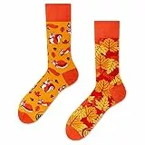 Many Mornings Unisex The Squirrels Mismatched Socken, Multicolor, 39-42