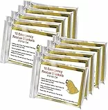 Bramble 10 Stück Rettungsdecke Rettungsfolie Gold/Silber 210x160cm - Auto, Erste Hilfe, Camping, Survival Kit - Alu Thermo Wärmedecke Verbandskasten (10er-Pack)