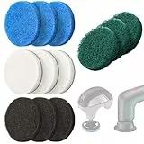 Mellbree 12x 4-in-1 Ersatzbürsten für Bosch Universal Brush 6033/Dremel PC10 – Hochleistungs-Mikrofaser Pad, Leicht Wechselbar für Bad/Küche/Garten