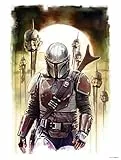 Komar Star Wars Wandbild | Mandalorian Impaler | Dekoration, Poster, Kunstdruck | Größe 30 x 40 cm | WB-SW-016-30x40
