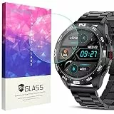 Blueshaweu Onetuo Displayschutzfolie Kompatibel Für SIEMORL Smart Watch 1.32', 9H Härte Panzerglas Schutzfolie für SIEMORL Smartwatch (3 Pack)