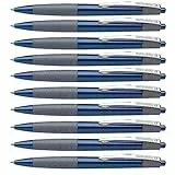 Schneider Loox Druckkugelschreiber, Strichstärke M (10er Set, Blau)