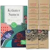 Magic Garden Seeds - 12 samenfeste, aromatische Küchenkräutersorten für Garten, Hochbeet & Balkon - traditionell & wohltuend - Kräutersamen - Saatgut - Kräuter Samen Set - Geschenk für Gartenliebhaber