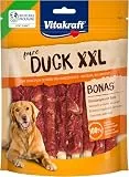 Vitakraft Pure Duck XXL Bonas, Hundeleckerli, Kaustangen mit Entenfleisch, Hunde Trainingsleckerli, ohne Zusatz von Zucker und Getreide (1x 200g)