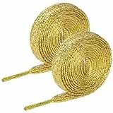 flintronic Glitzer Schnürsenkel, Strass Glitzer Flache Schnürsenkel, 120cm Lang und 10mm Breit, 2 Paar Bling Bling Schnürsenkel, für DIY Turnschuhe, Segeltuchschuhe, Seilschnürsenkel, Sneaker