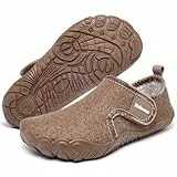 Heiiwarm Hausschuhe Kinder Junge Pantoffeln Kinder Leichtes Gewicht Superfit Hausschuhe MäDchen Braun 39